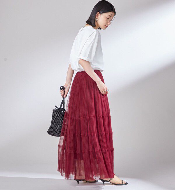 SHIPS for women「【SHIPS別注】81BRANCA:ロゴ 5分袖 TEE」|Tシャツ・カットソー|