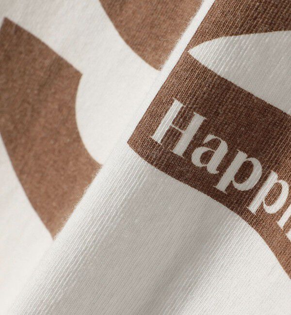 SHIPS for women「【SHIPS別注】81BRANCA:ロゴ 5分袖 TEE」|Tシャツ・カットソー|