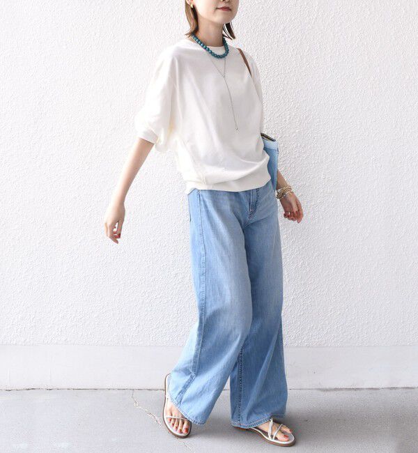 SHIPS for women「〈洗濯機可能〉DEPEND ドルマン カット プルオーバー」|Tシャツ・カットソー|