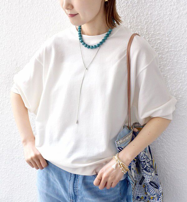 SHIPS for women「〈洗濯機可能〉DEPEND ドルマン カット プルオーバー」|Tシャツ・カットソー|