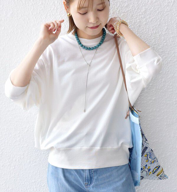 SHIPS for women「〈洗濯機可能〉DEPEND ドルマン カット プルオーバー」|Tシャツ・カットソー|