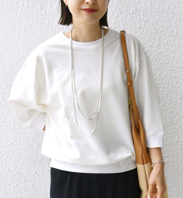 SHIPS for women「〈洗濯機可能〉DEPEND ドルマン カット プルオーバー」|Tシャツ・カットソー|