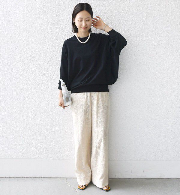 SHIPS for women「〈洗濯機可能〉DEPEND ドルマン カット プルオーバー」|Tシャツ・カットソー|