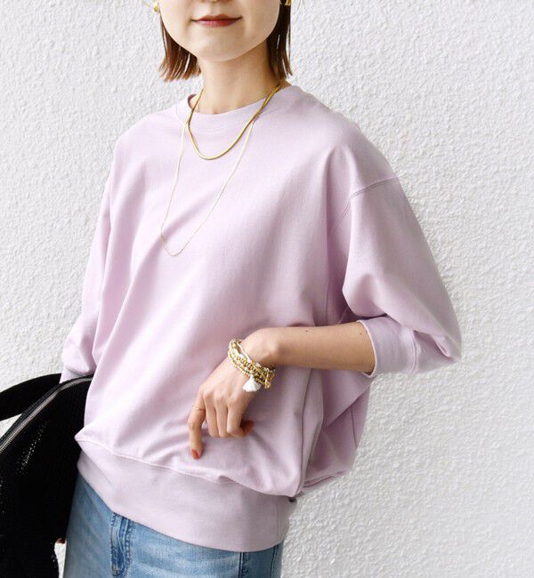 SHIPS for women「〈洗濯機可能〉DEPEND ドルマン カット プルオーバー」|Tシャツ・カットソー|ピンク
