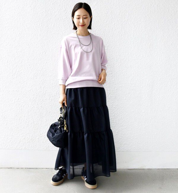 SHIPS for women「〈洗濯機可能〉DEPEND ドルマン カット プルオーバー」|Tシャツ・カットソー|