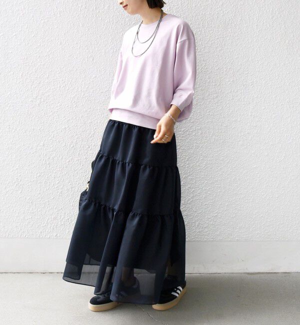 SHIPS for women「〈洗濯機可能〉DEPEND ドルマン カット プルオーバー」|Tシャツ・カットソー|