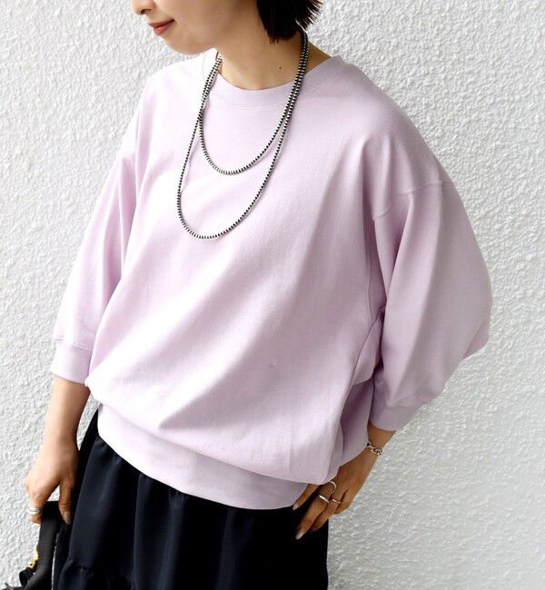 SHIPS for women「〈洗濯機可能〉DEPEND ドルマン カット プルオーバー」|Tシャツ・カットソー|