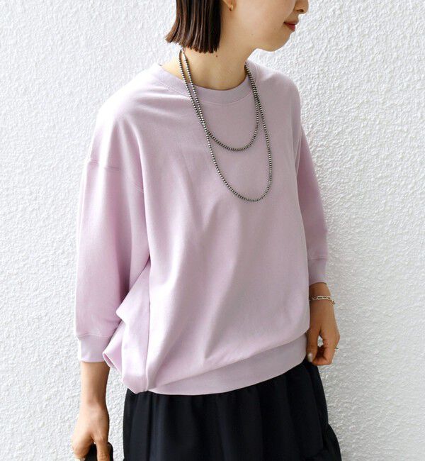 SHIPS for women「〈洗濯機可能〉DEPEND ドルマン カット プルオーバー」|Tシャツ・カットソー|