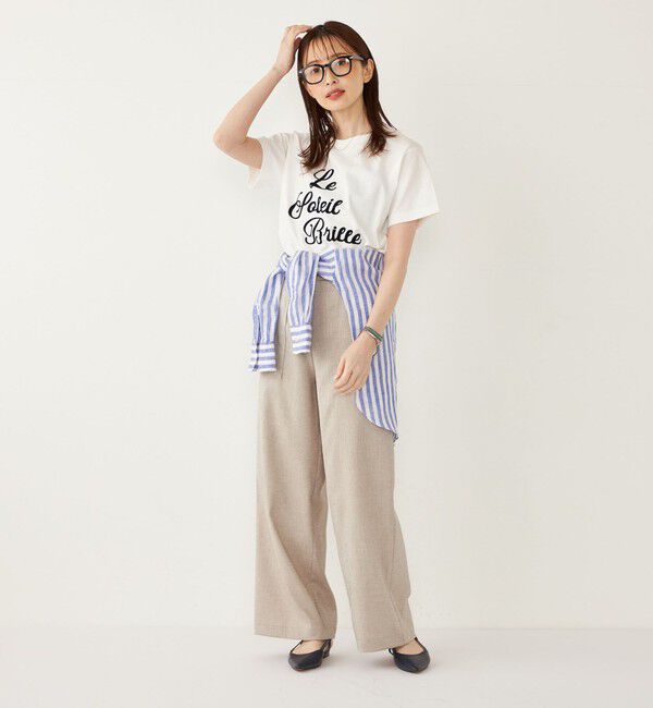 SHIPS Colors 「SHIPS Colors:16-/OE フロッキー ロゴ Tシャツ◇」|Tシャツ・カットソー|