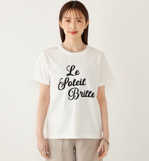 SHIPS Colors 「SHIPS Colors:16-/OE フロッキー ロゴ Tシャツ◇」|Tシャツ・カットソー|