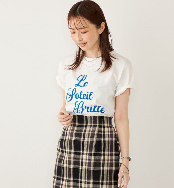 SHIPS Colors 「SHIPS Colors:16-/OE フロッキー ロゴ Tシャツ◇」|Tシャツ・カットソー|