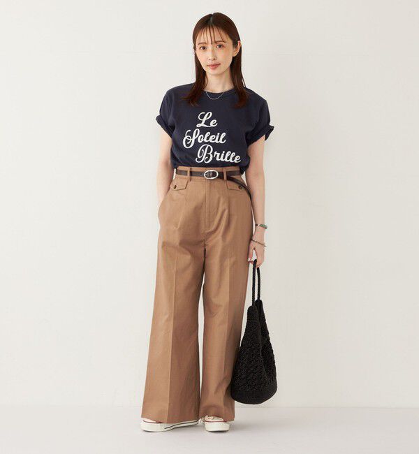 SHIPS Colors 「SHIPS Colors:16-/OE フロッキー ロゴ Tシャツ◇」|Tシャツ・カットソー|