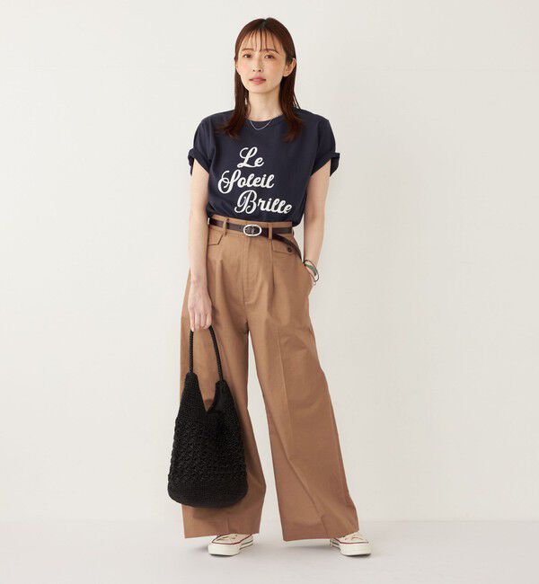 SHIPS Colors 「SHIPS Colors:16-/OE フロッキー ロゴ Tシャツ◇」|Tシャツ・カットソー|