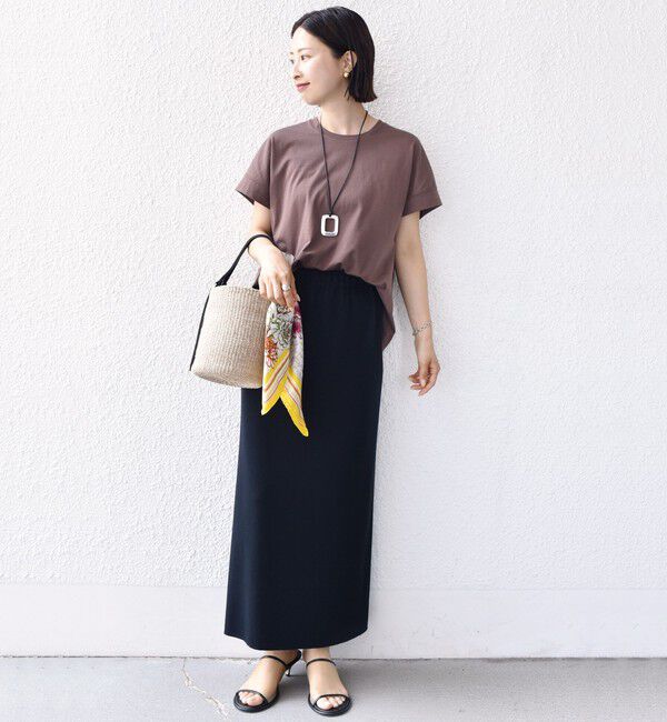 SHIPS for women「〈接触冷感 / UVカット〉コクーン フレンチ スリーブ プルオーバー」|Tシャツ・カットソー|