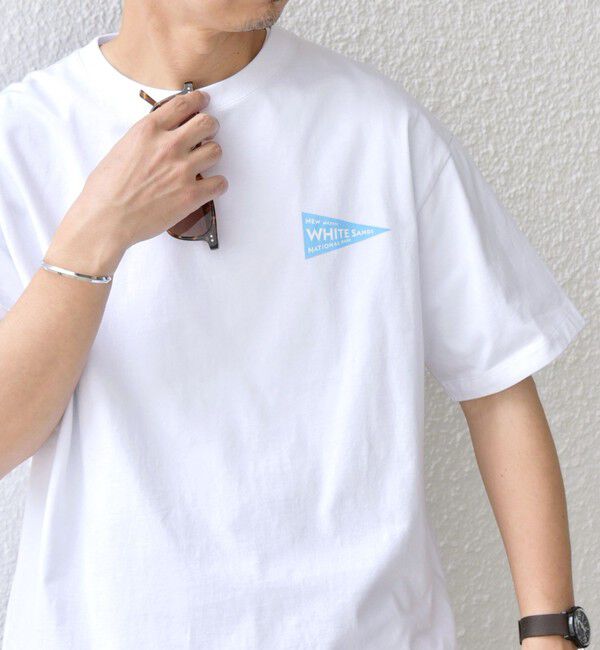 SHIPS any「【WEB限定】SHIPS any: NATIONAL PARK ヴィンテージライク ワンポイント プリント Tシャツ◇」|Tシャツ・カットソー|