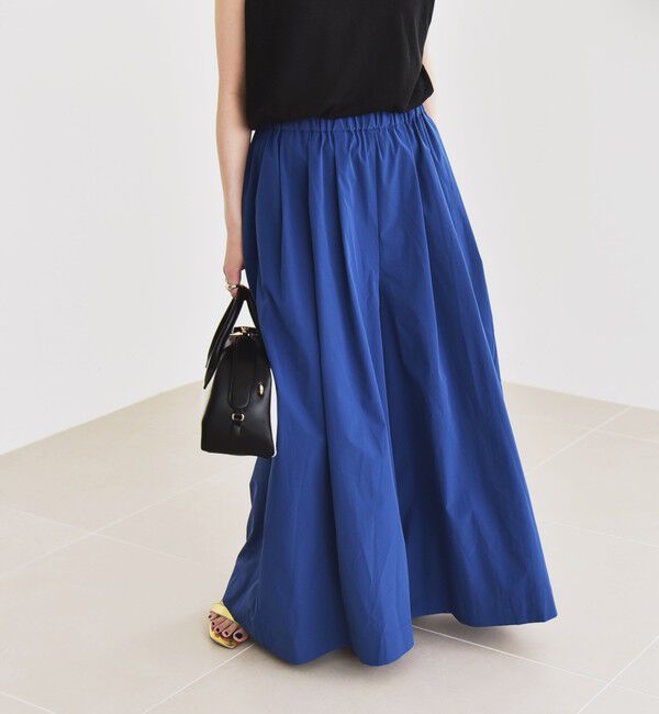 quaranciel「quaranciel:〈洗濯機可能〉タイプライター ギャザー ワイド キュロット パンツ」|その他|