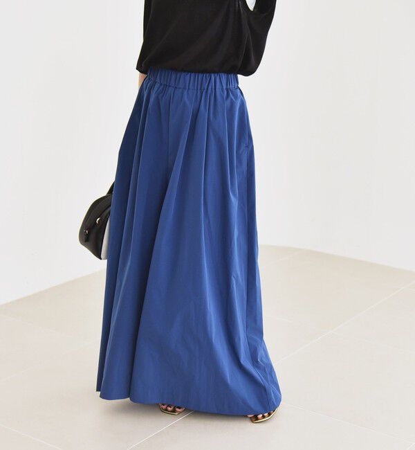 quaranciel「quaranciel:〈洗濯機可能〉タイプライター ギャザー ワイド キュロット パンツ」|その他|