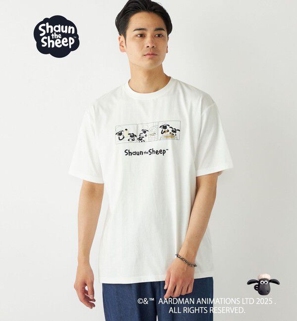 SHIPS Colors 「SHIPS Colors:ひつじのショーン コミック プリント Tシャツ◇」|Tシャツ・カットソー|