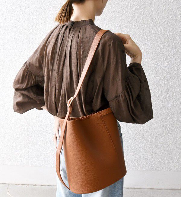 SHIPS any「VELETTO: ポシェット付き 3WAY ワンハンドル バケツ ショルダー バッグ」|ショルダー・メッセンジャー|