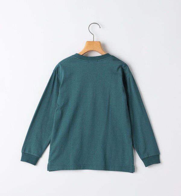 SHIPS KIDS「SHIPS KIDS:80～90cm/ 刺繍 ロゴ ロングスリーブ Tシャツ」|Tシャツ・カットソー|