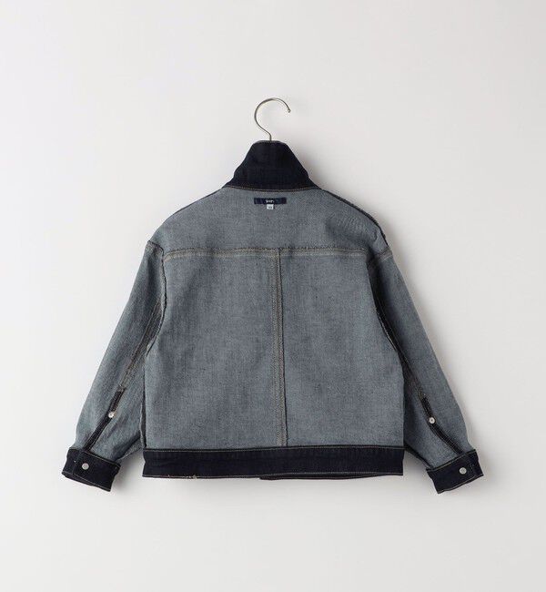 SHIPS KIDS「SHIPS KIDS:100～130cm / ヴィンテージ ライク インディゴ デニム ジャケット」|デニムジャケット|