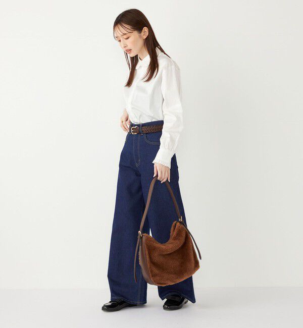 SHIPS Colors 「SHIPS Colors:〈手洗い可能〉フリルカラー シャツ」|シャツ・ブラウス|