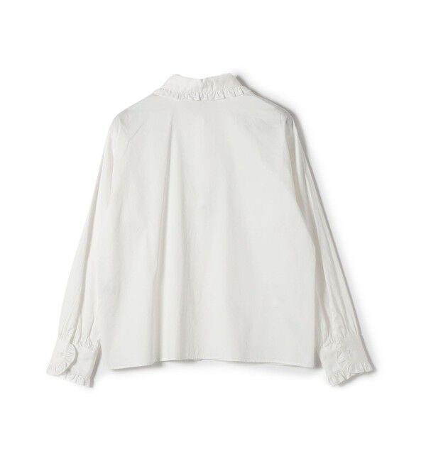 SHIPS Colors 「SHIPS Colors:〈手洗い可能〉フリルカラー シャツ」|シャツ・ブラウス|