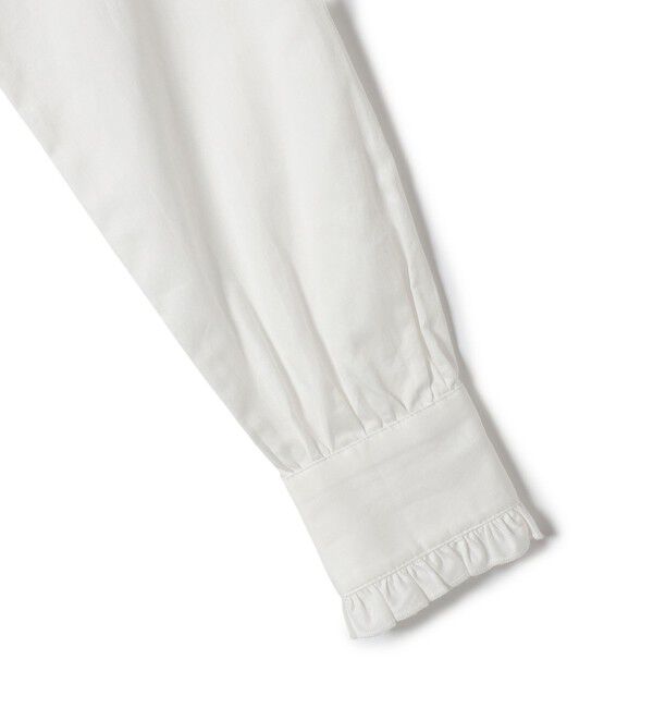 SHIPS Colors 「SHIPS Colors:〈手洗い可能〉フリルカラー シャツ」|シャツ・ブラウス|