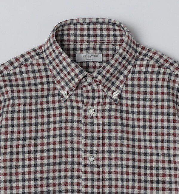 SHIPS「GUY ROVER: ギンガムチェック ボタンダウン シャツ」|シャツ・ブラウス|