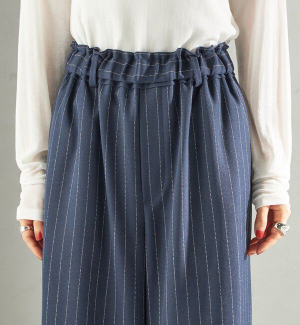 SHIPS for women「〈手洗い可能〉スラブ ツイル イージー スラックス パンツ」|スラックス|