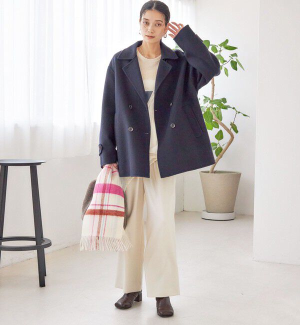 SHIPS for women「カシミヤ リバーシブル マフラー」|マフラー|