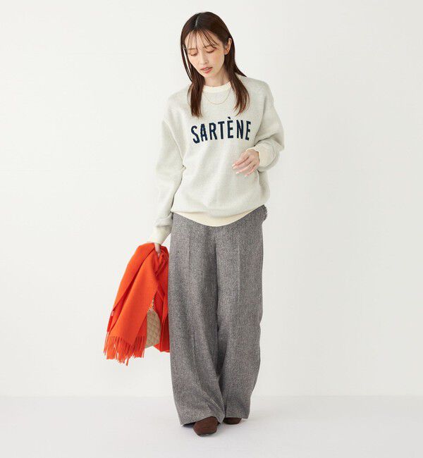 SHIPS Colors 「SHIPS Colors:フリンジ ヘリンボーン ワイド パンツ」|その他|