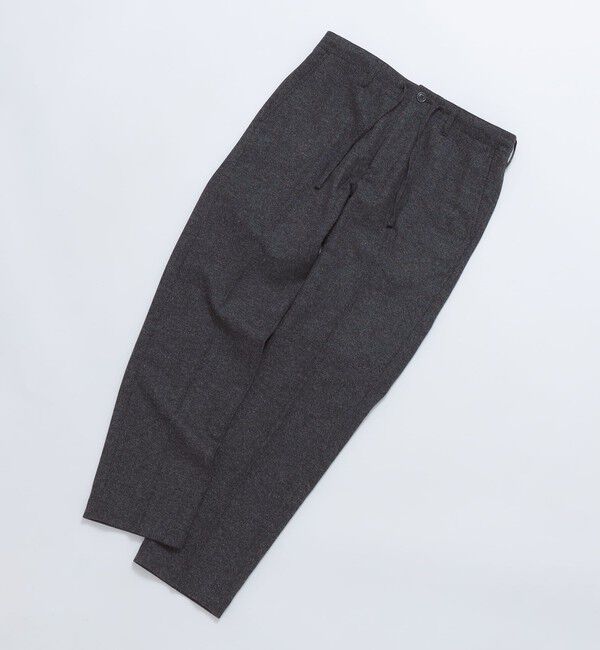 SHIPS「SHIPS: ホームスパン ウールカシミヤ イージーパンツ」|スラックス|