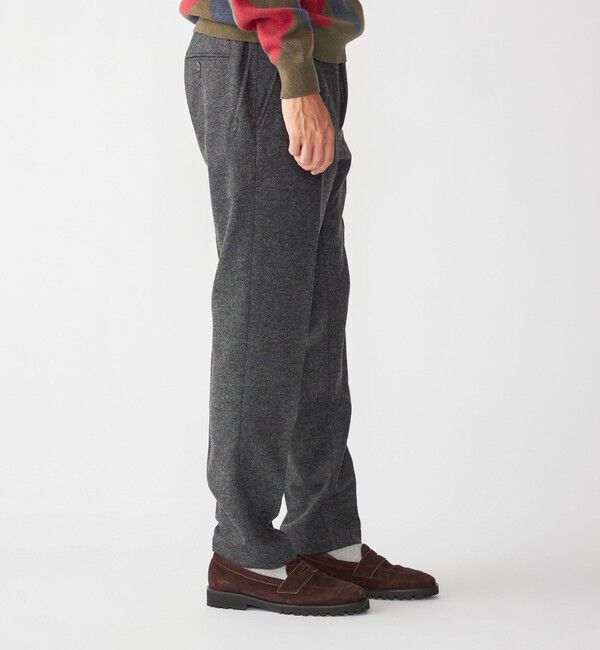 SHIPS「SHIPS: ホームスパン ウールカシミヤ イージーパンツ」|スラックス|