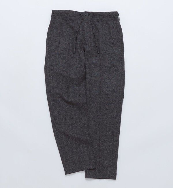 SHIPS「SHIPS: ホームスパン ウールカシミヤ イージーパンツ」|スラックス|