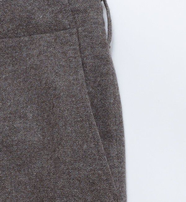 SHIPS「SHIPS: ホームスパン ウールカシミヤ イージーパンツ」|スラックス|