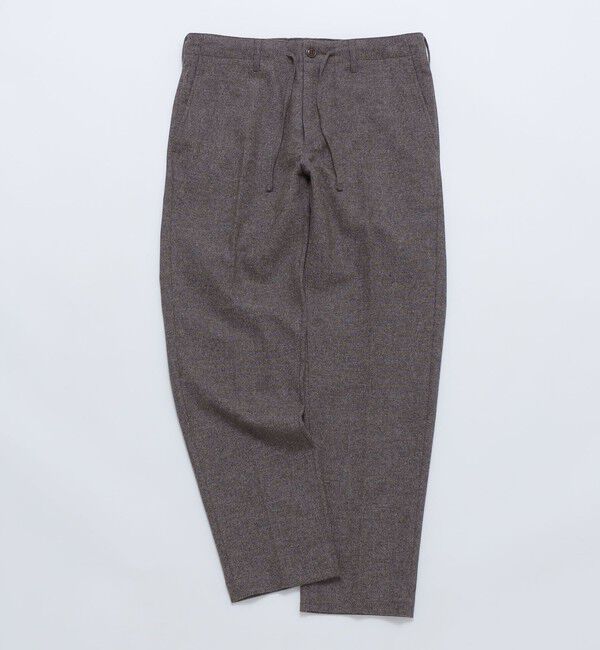 SHIPS「SHIPS: ホームスパン ウールカシミヤ イージーパンツ」|スラックス|