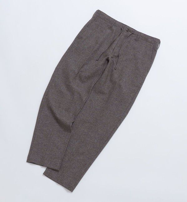 SHIPS「SHIPS: ホームスパン ウールカシミヤ イージーパンツ」|スラックス|