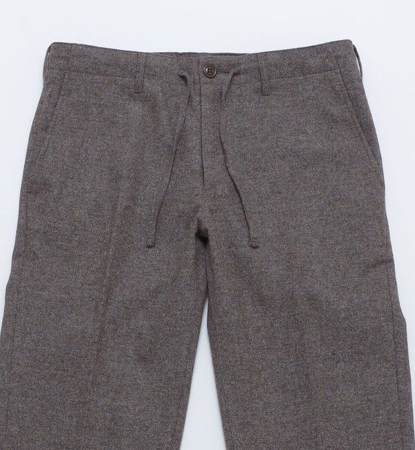 SHIPS「SHIPS: ホームスパン ウールカシミヤ イージーパンツ」|スラックス|