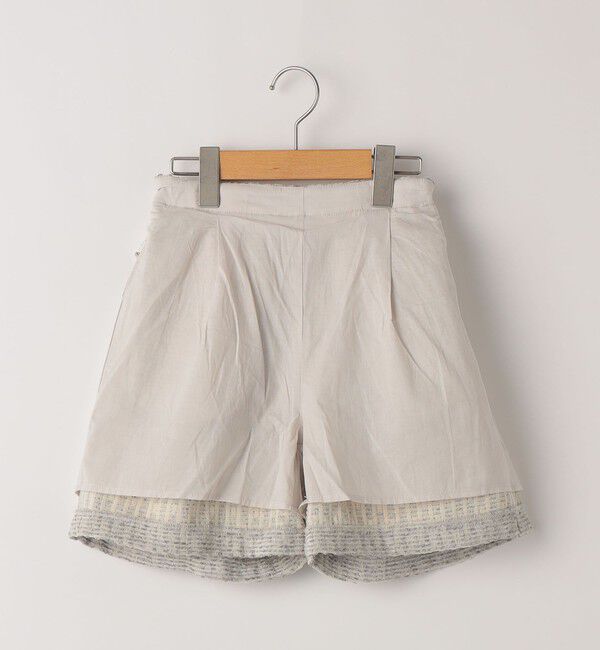 SHIPS KIDS「SHIPS KIDS:140～150cm / ツイード タック ショート パンツ」|その他|