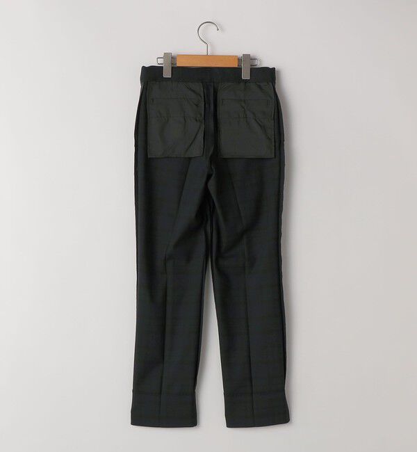SHIPS KIDS「SHIPS KIDS:140～160cm /〈洗濯機可能〉セレモニー ブラックウォッチ ストレッチ スラックス パンツ」|スラックス|