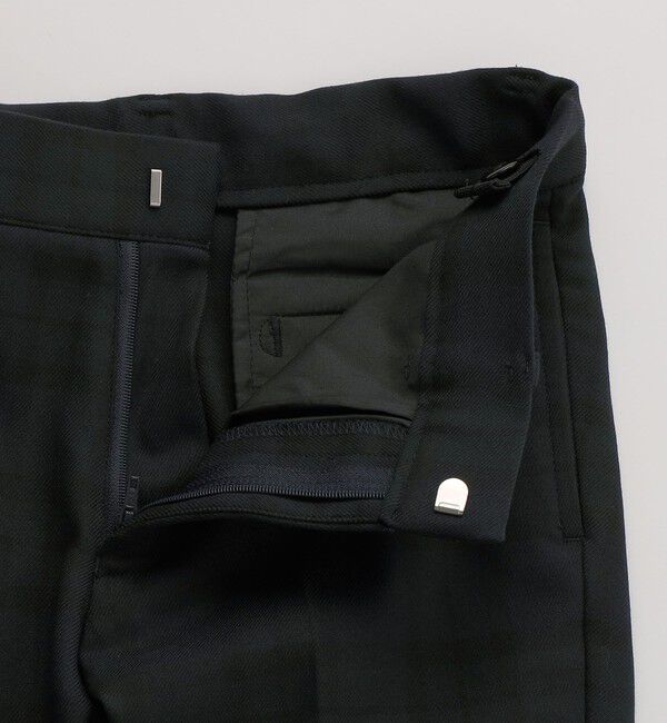 SHIPS KIDS「SHIPS KIDS:110～130cm /〈洗濯機可能〉セレモニー ブラックウォッチ ストレッチ スラックス パンツ」|スラックス|