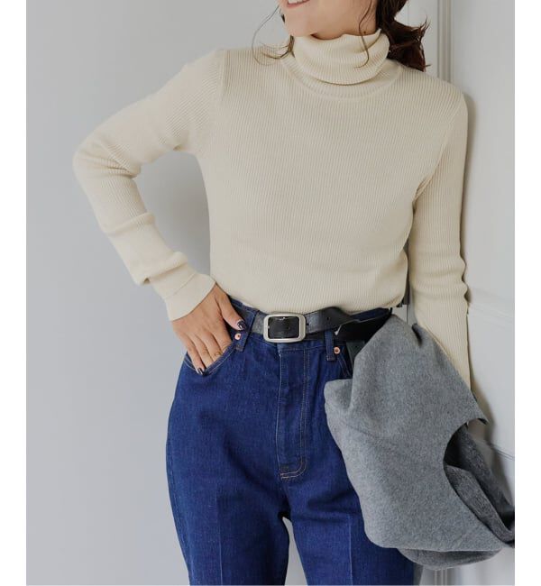 OUTDOOR PRODUCTS Usual Things「追加2 リブタートルニットプルオーバー」|ニット・セーター|