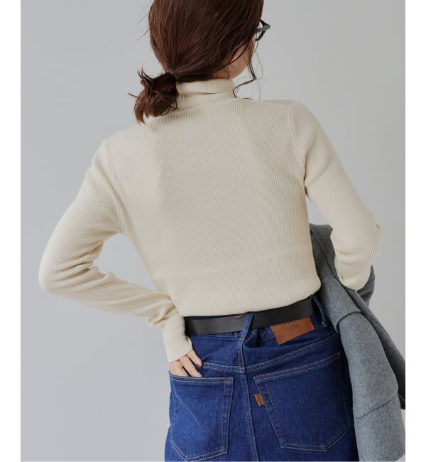 OUTDOOR PRODUCTS Usual Things「追加2 リブタートルニットプルオーバー」|ニット・セーター|