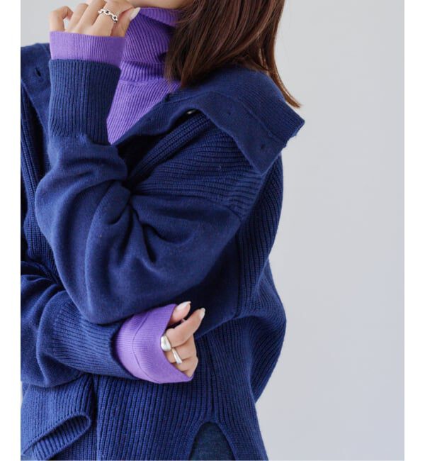 OUTDOOR PRODUCTS Usual Things「追加2 リブタートルニットプルオーバー」|ニット・セーター|