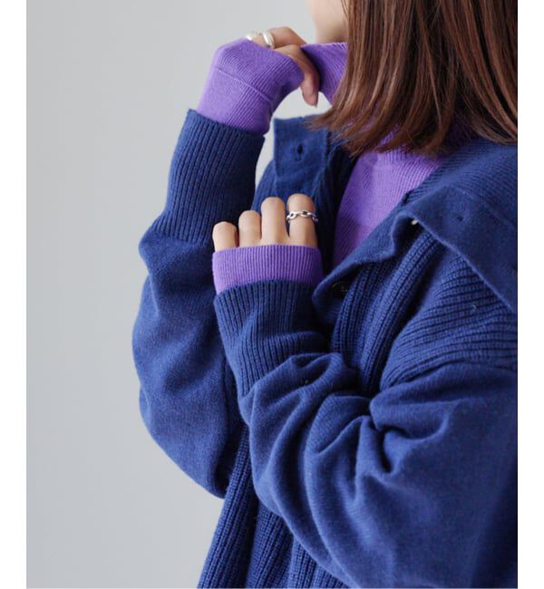 OUTDOOR PRODUCTS Usual Things「追加2 リブタートルニットプルオーバー」|ニット・セーター|パープル