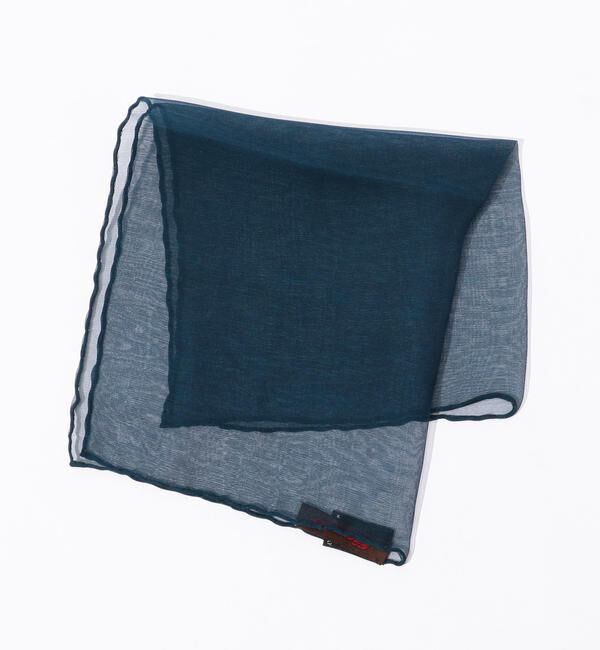 TOMORROWLAND GOODS「FIORIO シルク ソリッドチーフ」|バンダナ・スカーフ|67 ダークブルー
