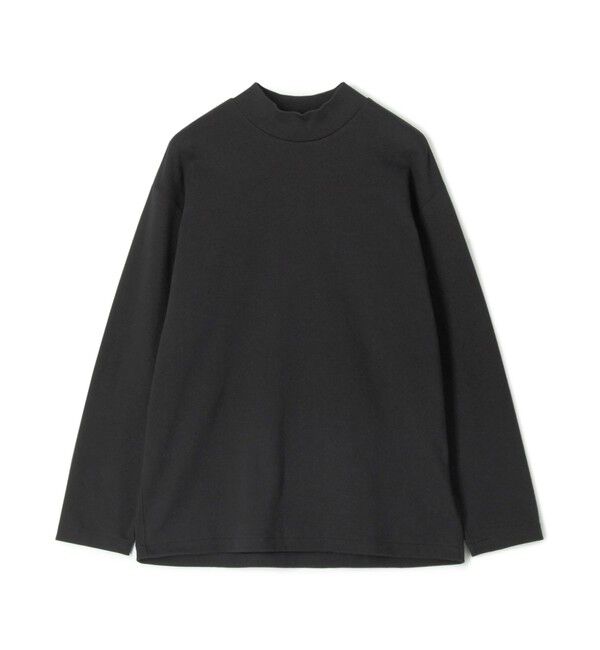 TOMORROWLAND MENS「スビンスムース モックネックロングスリーブカットソー」|Tシャツ・カットソー|19 ブラック