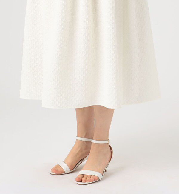 Ballsey「ペイズリーマトラッセ ギャザーロングスカート」|フレア|