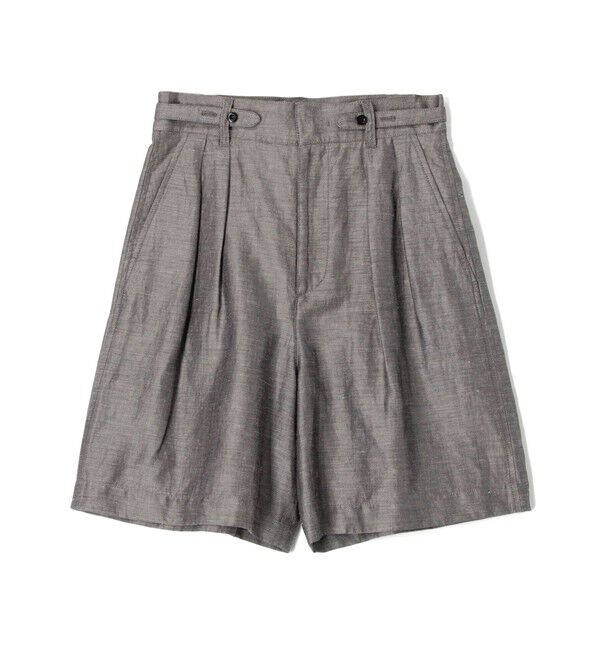 GALERIE VIE「ライトコンパクトツイル タックハーフパンツ」|その他|19 ブラック